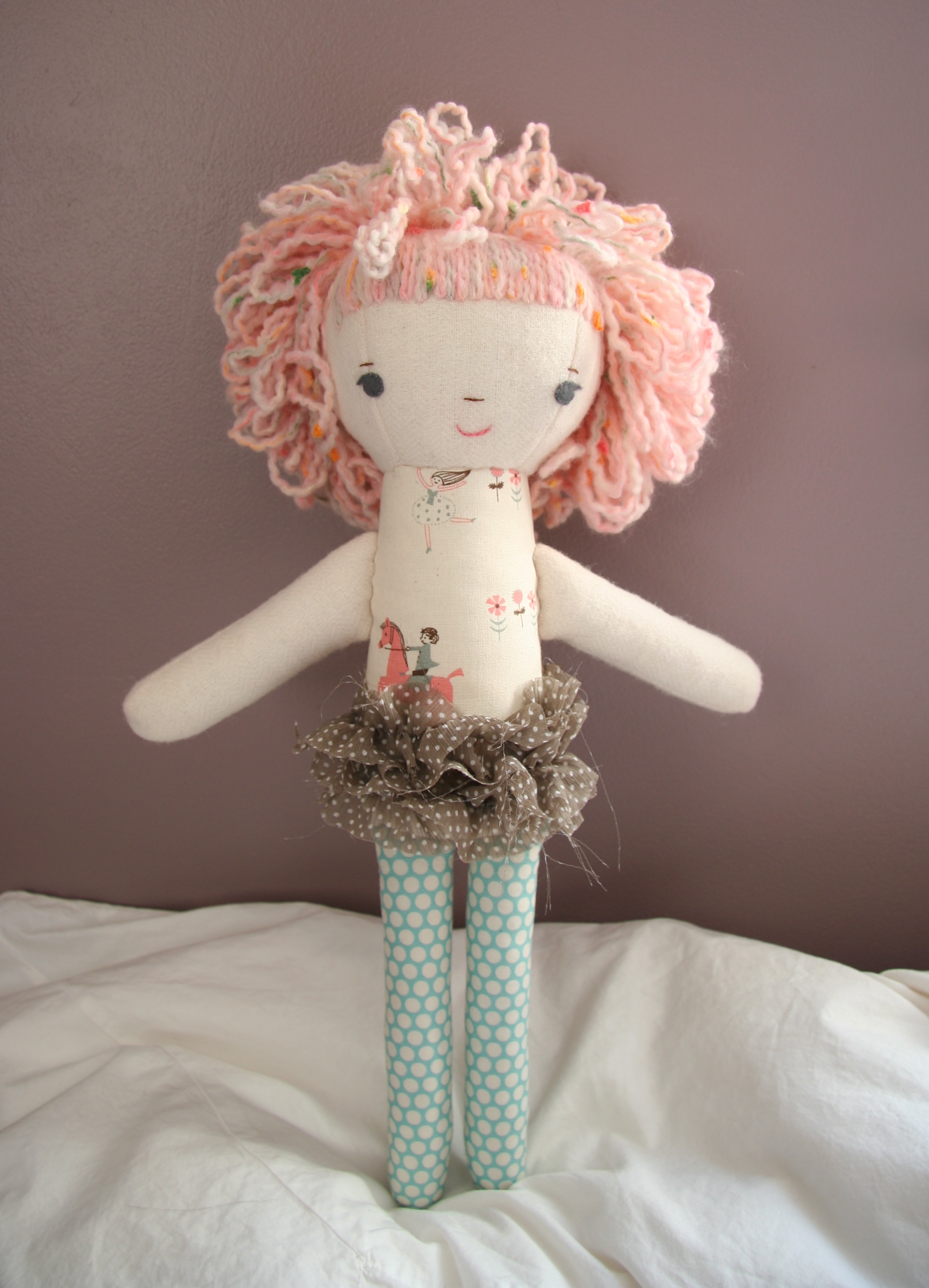 acrylic yarn doll hair